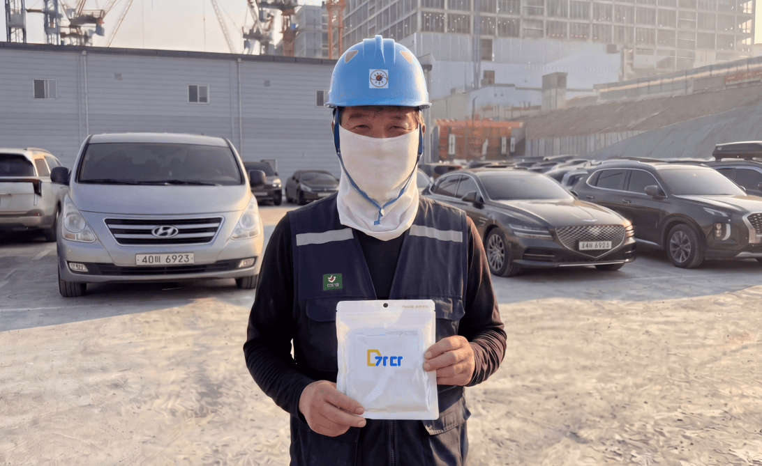 가다, 건설현장, 여름, 쿨스카프, 온열질환, 일사병, 열사병, 응급처치